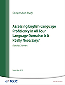 read more about Assessing English-Language Proficiency in All Four Language Domains: Is It Really Necessary?
