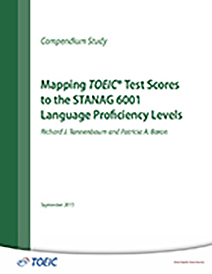 read more about Mapping TOEIC Test Scores to the STANAG 6001 Language Proficiency Levels