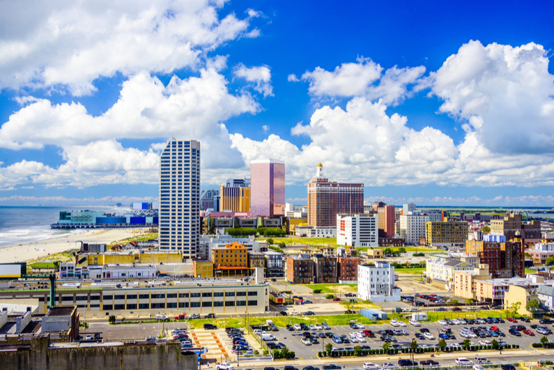 Atlantic City, New Jersey, USA Skyline