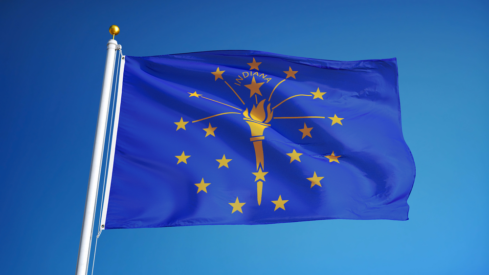 flag of state of indiana